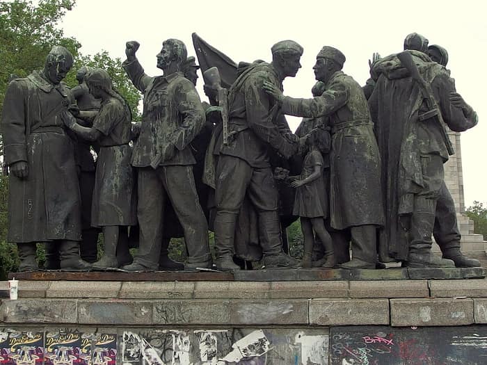 Monumentul Armatei Sovietice din Sofia, detaliu al monumentului