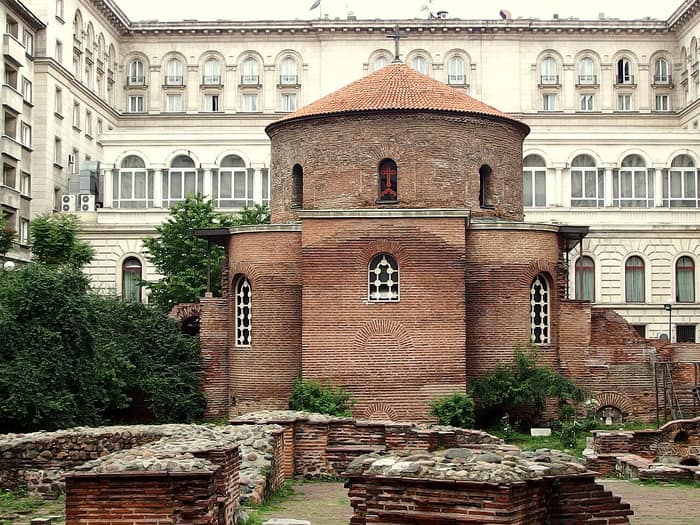 The Rotunda and ancient remains in Sofia, 2014