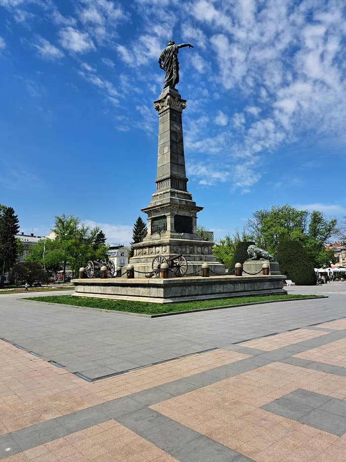 The Monument of Liberty on Freedom Square in Ruse