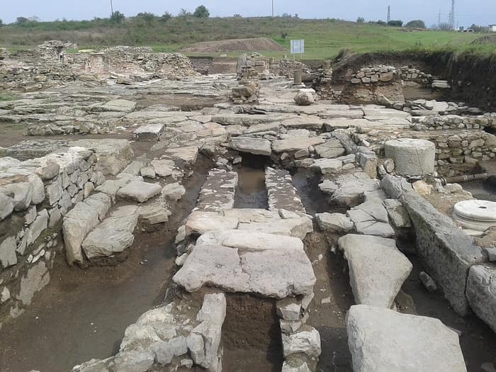 The ancient Deultum near the village of Debelt, Burgas region