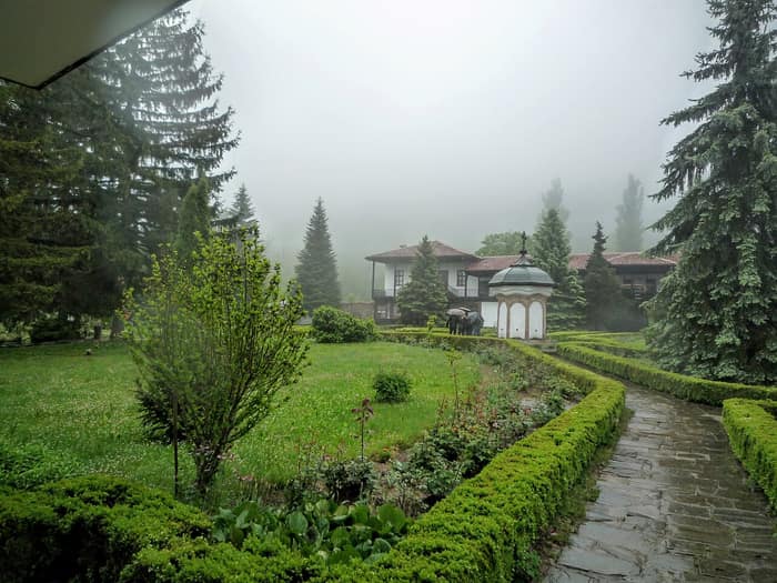 Landschaft beim Kloster Sokolski, zweite Ansicht