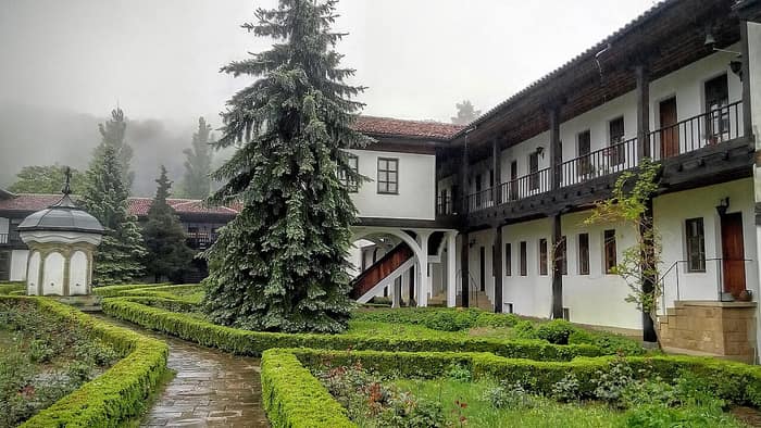 Landschaft beim Kloster Sokolski, fünfte Ansicht