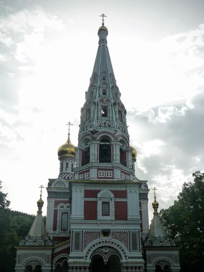 Shipka, view of the memorial church area, first photo
