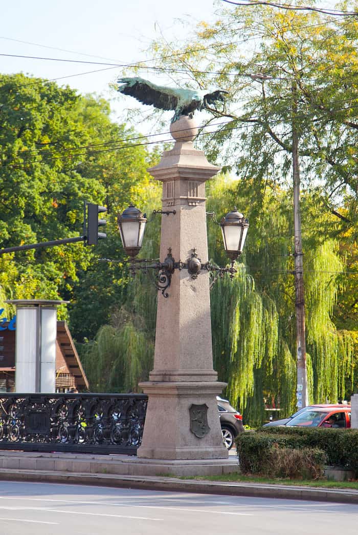 Eagles' Bridge in Sofia, first view