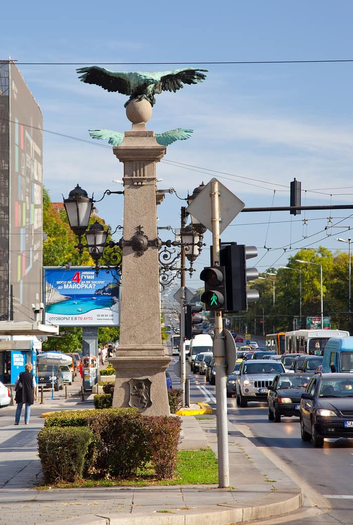 Eagles' Bridge in Sofia, fifth view