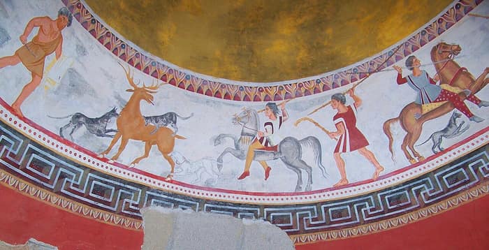 Александровската гробница, втори изглед към обекта