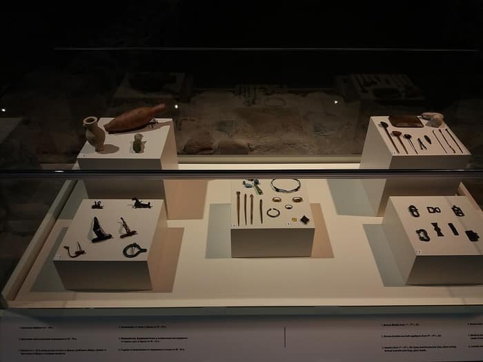 Eksponat archeologiczny z Serdiki w Sofii, widok 2
