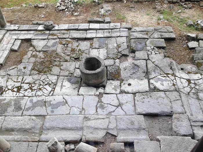 The atrium of the Roman villa at Marcianopolis