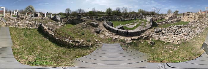 Nikopolis ad Istrum koło wsi Polikraiszte, widok panoramiczny