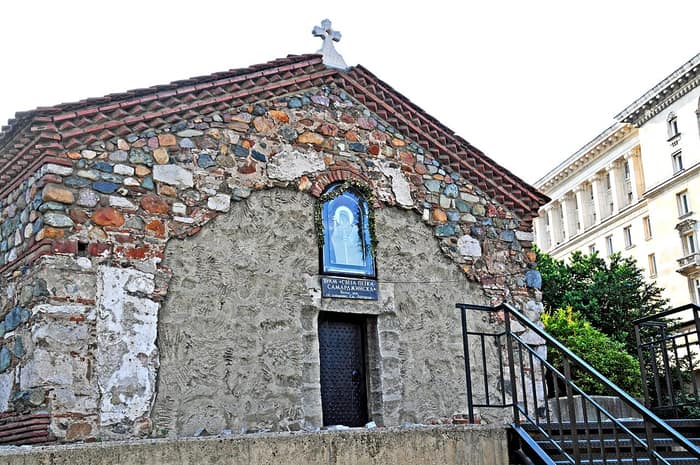 The small church of Saint Petka in the Sofia underpass, second view
