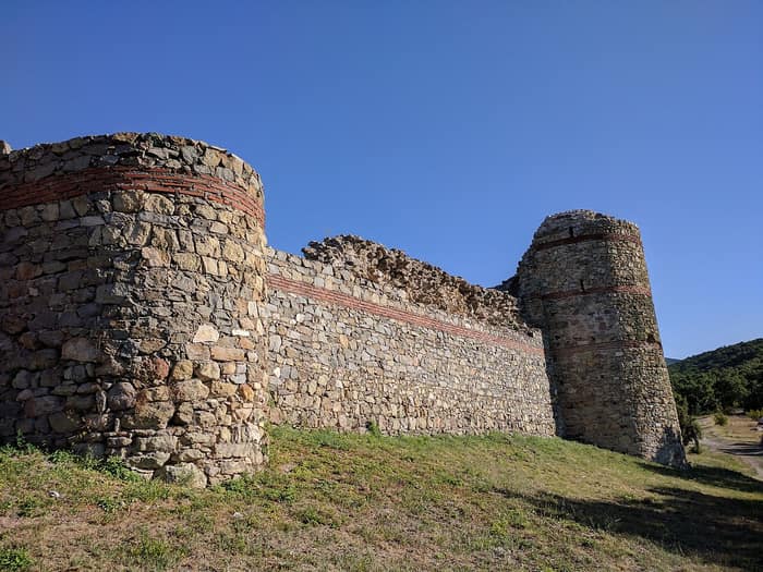 Die Festung Mezek, fünfte Ansicht
