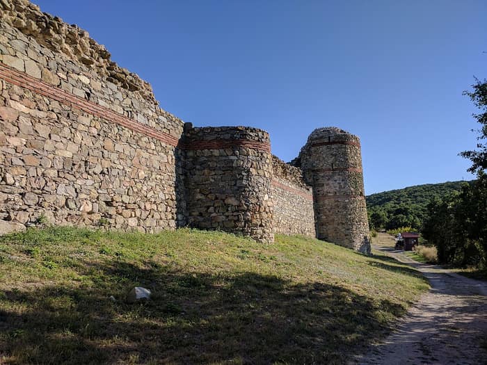 Die Festung Mezek, vierte Ansicht