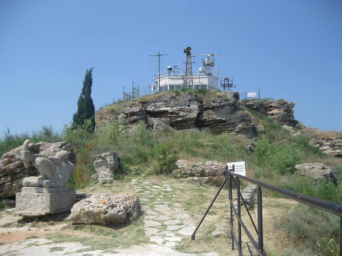 Der Leuchtturm Kaliakra auf der Landzunge