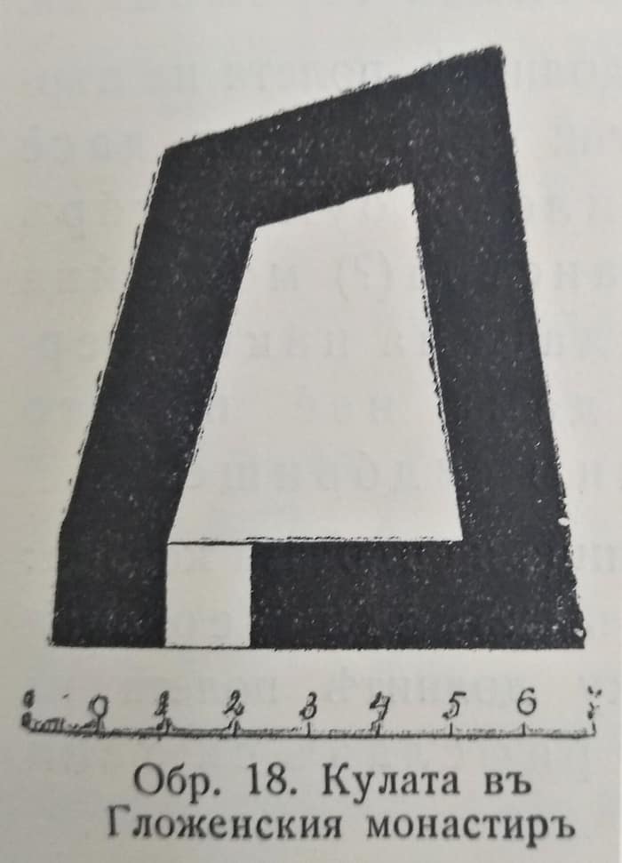 Kloster Glozhene, Bild mit dem Titel „alter Turm“
