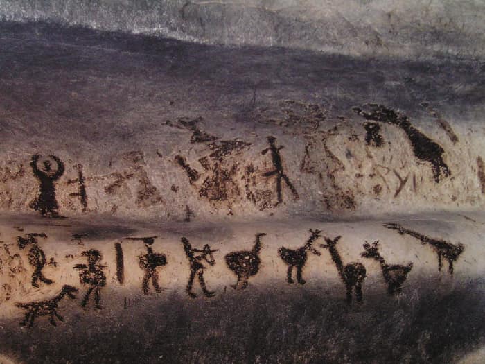 Picturile rupestre preistorice din Peștera Magura