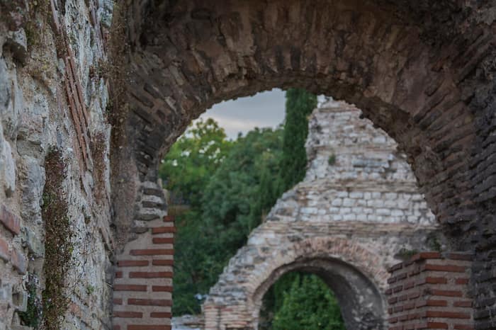 Ruins of the Roman Thermae in Varna, second view