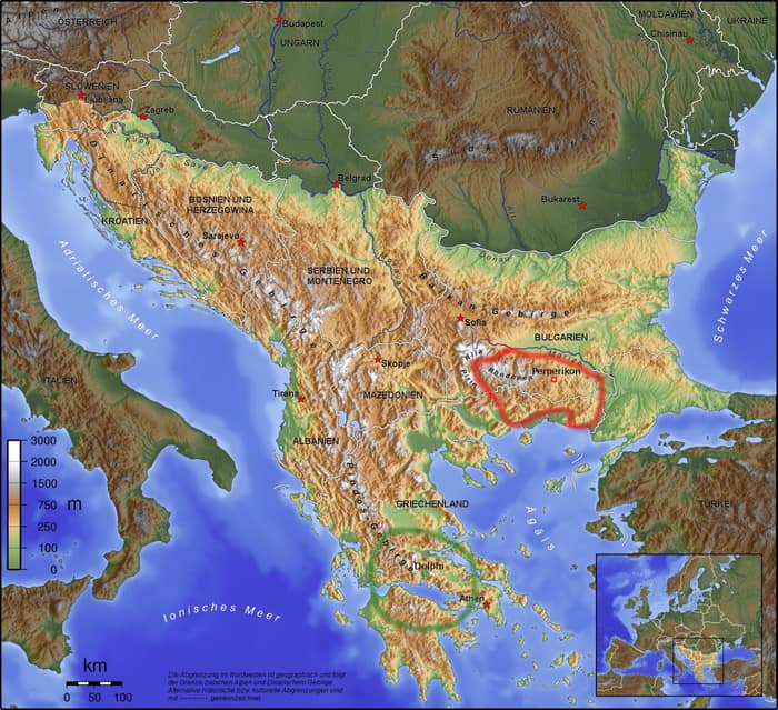 Karte oder Schaubild zu Perperikon