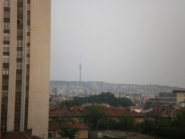 Ruse, Bulgaria, vedere cu turnul