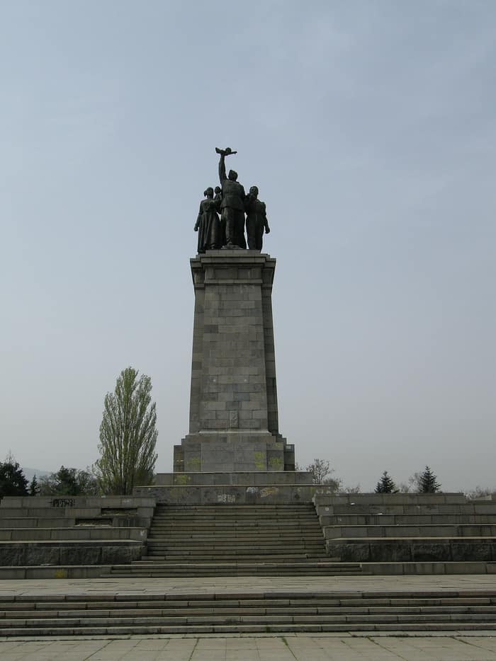 The Monument to the Soviet Army in Sofia