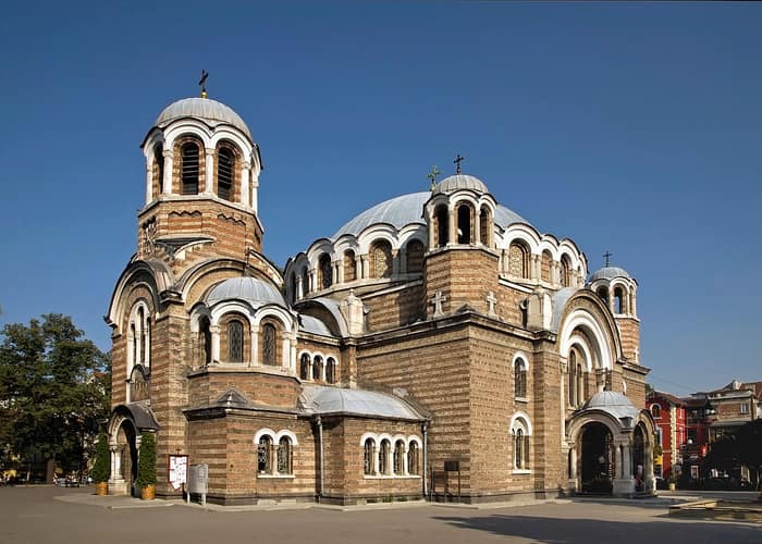 Seven Saints Church in Sofia, a former mosque turned Orthodox church