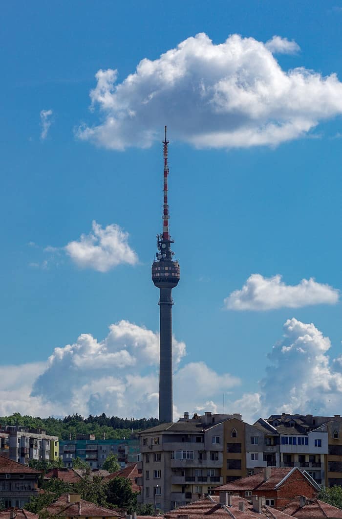 Turnul TV din Ruse, a doua perspectivă