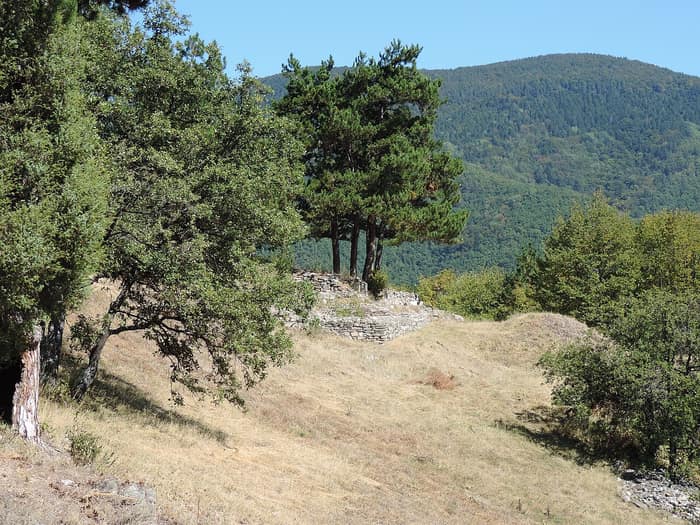 Cetatea Țepina, a cincea perspectivă asupra ruinelor